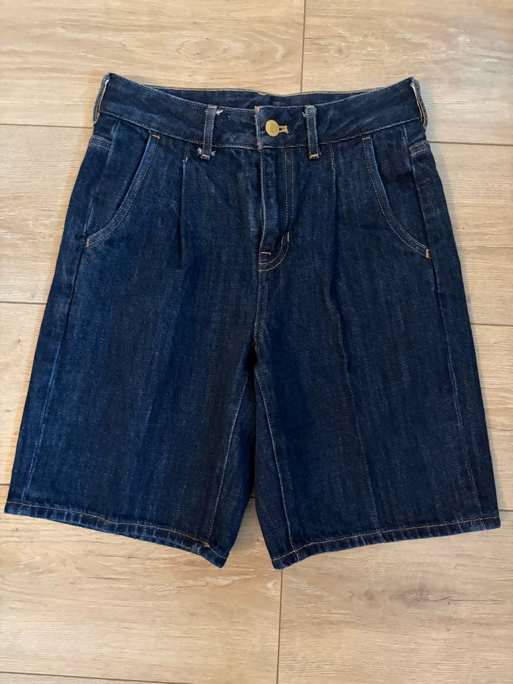 J crew dark denim jean shirt size 23